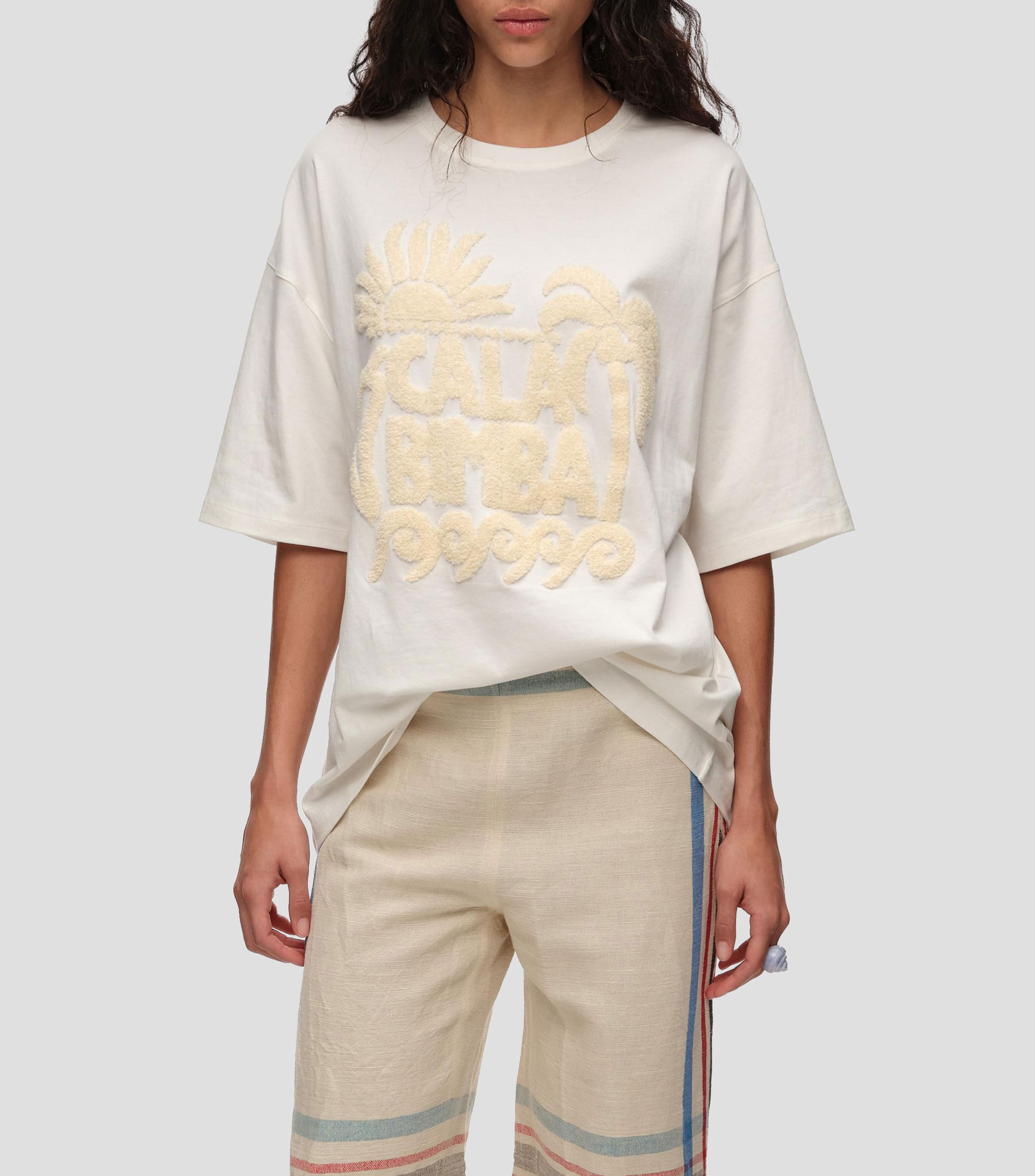 Playera logo toalla Mujer